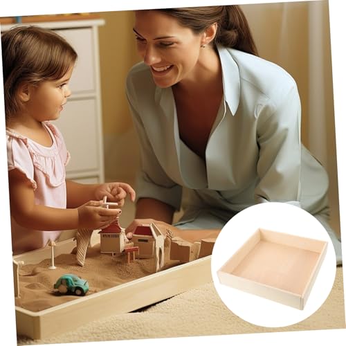 LOLIPPYY Holz Sandspielzeug Kompakt Sandwanne für Drinnen und Draußen Sicheres Material Spaßige Aktivität für Jungen und Mädchen LOLIPPYY Holz Sandspielzeug Kompakt Sandwanne für Drinnen und Draußen Sicheres Material Spaßige Aktivität für Jungen und Mädchen von LOLIPPYY