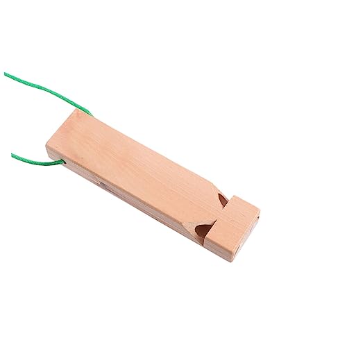 LOLIPPYY Holz Zugpfeife zum Selbstgestalten Lautes Holzpfeifen Musikinstrument für Kreatives Partyspielzeug Robustes Naturholz für Kindergeburtstag und Weihnachten Zufällige Farbe von LOLIPPYY