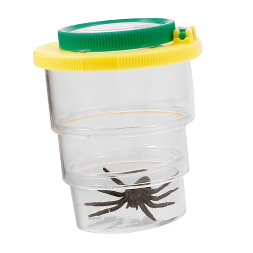 LOLIPPYY Insektenbeobachtungsbox mit Doppelter Vergrößerung Lebendige Farben Biologisches Lernspielzeug für Einfacher Beobachtungskasten für Outdoor insektenentdeckung und Naturerkundung LOLIPPYY Insektenbeobachtungsbox mit Doppelter Vergrößerung Lebendige Farben Biologisches Lernspielzeug für Einfacher Beobachtungskasten für Outdoor insektenentdeckung und Naturerkundung von LOLIPPYY