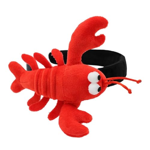 LOLIPPYY Lustiges Rotes Hummer Haarreif Haarband Cartoon Stirnband für Damen Halloween Party Kostüm Zubehör LOLIPPYY Lustiges Rotes Hummer Haarreif Haarband Cartoon Stirnband für Damen Halloween Party Kostüm Zubehör von LOLIPPYY