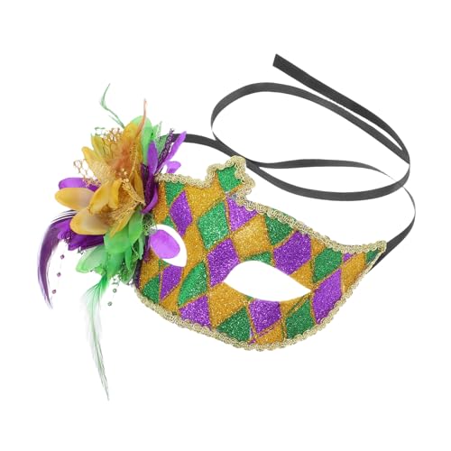 LOLIPPYY Masquerade Eye Mask St. Patricks Day Mask Irish Party Liefert Foto -requisiten Für Feiertagsparty Blumenmaske Glücksmaske Für Feierungsfoto Requisiten von LOLIPPYY