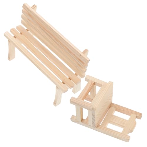 LOLIPPYY Miniatur-Stuhl-Dekoration Mini-parkbank Miniatur-Bank Aus Holz Für Jungen Und Mädchen LOLIPPYY Miniatur-Stuhl-Dekoration Mini-parkbank Miniatur-Bank Aus Holz Für Jungen Und Mädchen von LOLIPPYY
