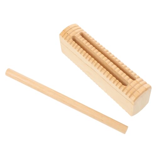 LOLIPPYY Orff Rhythm Block Holz mit Schlägel für Zweifarbiger Klang Leichtes Percussion-Instrument für Frühe Musikförderung Zuhause und Kindergarten von LOLIPPYY