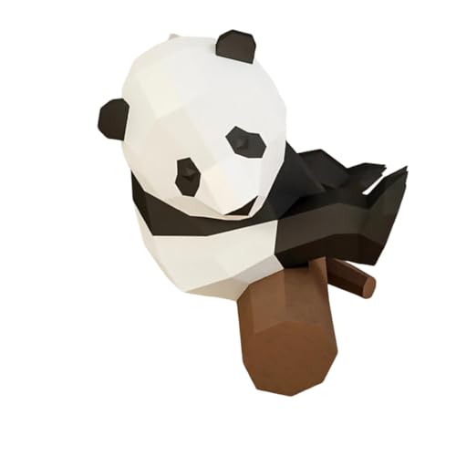 LOLIPPYY Papiermodell Sitzender Panda aus Schillerndem Papier Geometrisches Origami DIY Bastelset Handgeformte Dreidimensionale Dekoration für Erwachsene und Festlichkeiten LOLIPPYY Papiermodell Sitzender Panda aus Schillerndem Papier Geometrisches Origami DIY Bastelset Handgeformte Dreidimensionale Dekoration für Erwachsene und Festlichkeiten von LOLIPPYY