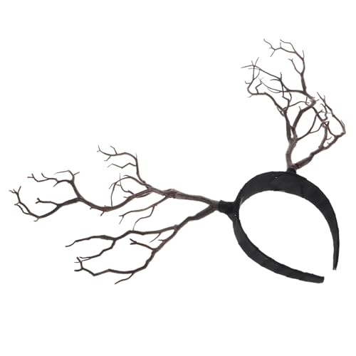 LOLIPPYY Party Haarband Rentiergeweih Form Damen Haarschmuck Weihnachtliches Accessoire Lustiges Cosplay Stirnband für Festliche Anlässe und Fotosessions von LOLIPPYY