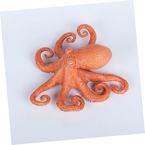 LOLIPPYY Plastische Octopus Figur Tischdekoration Tier Miniatur Modell für Zuhause und Landschaftsdeko Verschleißfest Detailreich Geeignet für Terrarium und Sukkulenten von LOLIPPYY