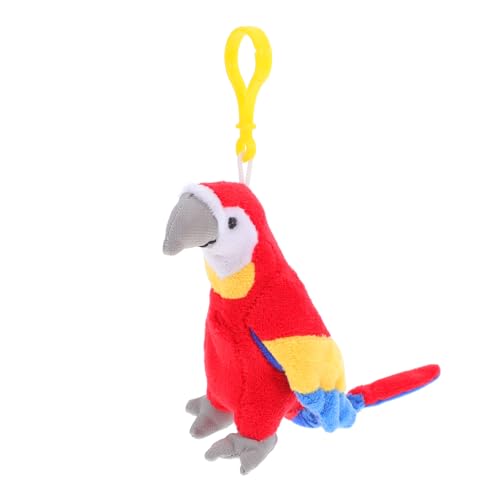 LOLIPPYY Plüsch Papagei Anhänger Ausgestopfter Sittich Ausgestopfter Papagei Süßer Vogel Schlüsselanhänger Papagei Ausgestopftes Tier Vogel Plüsch Ente Schlüsselanhänger Plüsch von LOLIPPYY