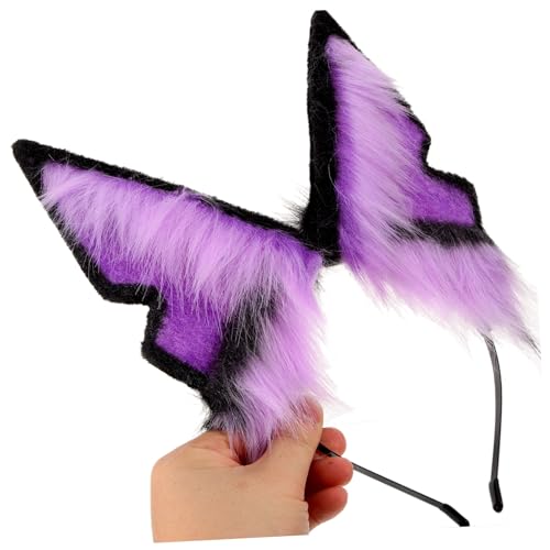 LOLIPPYY Plüsch Wolfsohren Stirnband Weiches Cosplay Haaraccessoire für Teenager Bequemes Kopfband für Kostümparty Halloween Karneval und Maskerade Leicht und Modisch LOLIPPYY Plüsch Wolfsohren Stirnband Weiches Cosplay Haaraccessoire für Teenager Bequemes Kopfband für Kostümparty Halloween Karneval und Maskerade Leicht und Modisch von LOLIPPYY