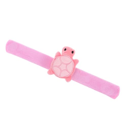 LOLIPPYY Plüschpuppenarmband Lockeres Armband plüsch lustiges Animal-Slap-Armbänder Animal-Slap-Armband PP Baumwolle Rosa von LOLIPPYY