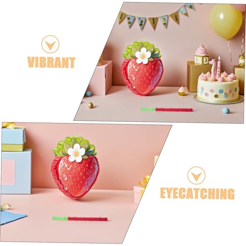 LOLIPPYY Rote Erdbeer-piñata Partyspiel mit Stab Augenmaske Konfetti Sommer Früchte Geburtstag Dekoration für Erdbeer Motto Feier LOLIPPYY Rote Erdbeer-piñata Partyspiel mit Stab Augenmaske Konfetti Sommer Früchte Geburtstag Dekoration für Erdbeer Motto Feier von LOLIPPYY