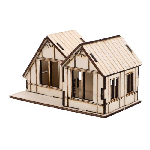 LOLIPPYY Sandtisch Bauhaus Unfertiges Holzhaus Modellhaus Modellbausatz Unfertiges Holzhandwerk Bastelhäuser Spielzeughaus Kleine Häuser Zum Basteln Miniaturhäuser Zum Basteln Beige Holz LOLIPPYY Sandtisch Bauhaus Unfertiges Holzhaus Modellhaus Modellbausatz Unfertiges Holzhandwerk Bastelhäuser Spielzeughaus Kleine Häuser Zum Basteln Miniaturhäuser Zum Basteln Beige Holz von LOLIPPYY