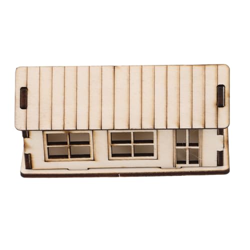 LOLIPPYY Sandtischhaus Bauen Spielzeughaus Minihäuser zum Basteln Handwerkshäuser Bausatz Miniaturhäuser zum Basteln Holz zum Basteln unfertiges Holzhaus Hausspielzeug hölzern Beige LOLIPPYY Sandtischhaus Bauen Spielzeughaus Minihäuser zum Basteln Handwerkshäuser Bausatz Miniaturhäuser zum Basteln Holz zum Basteln unfertiges Holzhaus Hausspielzeug hölzern Beige von LOLIPPYY