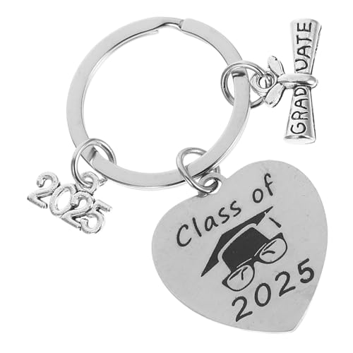 LOLIPPYY Schlüsselanhänger Mit Aufschrift „klasse Von 2025“ Für Den Abschluss Andenken Handtasche Rucksack Ornament von LOLIPPYY