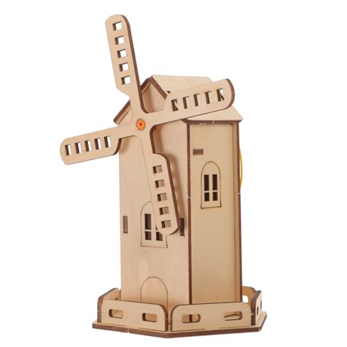 LOLIPPYY Solar Holz Windmühle Bausatz für DIY Wissenschaftsspielzeug Solarbetriebene Windkraftanlage Kreatives Lernspielzeug für Jungen und Mädchen für Natur und Technikfans LOLIPPYY Solar Holz Windmühle Bausatz für DIY Wissenschaftsspielzeug Solarbetriebene Windkraftanlage Kreatives Lernspielzeug für Jungen und Mädchen für Natur und Technikfans von LOLIPPYY