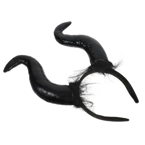 LOLIPPYY Teufelshorn Stirnband Schwarz Halloween Kopfschmuck für Party und Cosplay Universalgröße Leicht zu Tragen Vielseitiges Accessoire für Karneval und Kostümfeste LOLIPPYY Teufelshorn Stirnband Schwarz Halloween Kopfschmuck für Party und Cosplay Universalgröße Leicht zu Tragen Vielseitiges Accessoire für Karneval und Kostümfeste von LOLIPPYY