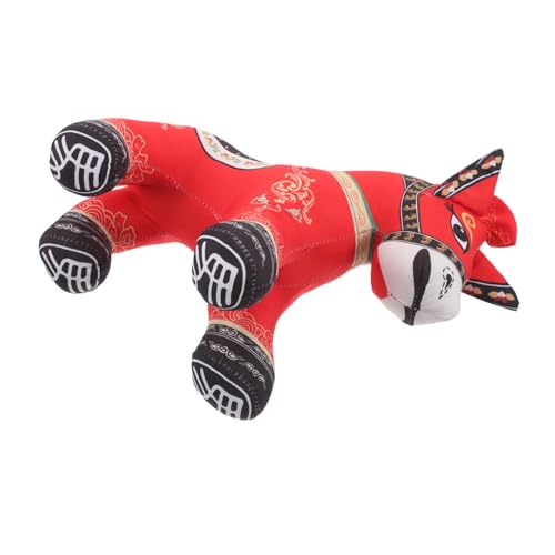 LOLIPPYY Tierkreis Pferdekissen Kuscheltier Pferd Tier Chinesische Pferdefigur Puppe Kuschelpferd 2026 Pferdejahr Maskottchen Pferd Plüschpferd Kurzer von LOLIPPYY