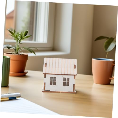 LOLIPPYY Unfertiges Holz Modellhaus Bastelset DIY Holzhaus Bausatz Für Erwachsene Natürliche Holzstruktur Gartenhaus Dekoration Originelles Handwerksprojekt LOLIPPYY Unfertiges Holz Modellhaus Bastelset DIY Holzhaus Bausatz Für Erwachsene Natürliche Holzstruktur Gartenhaus Dekoration Originelles Handwerksprojekt von LOLIPPYY