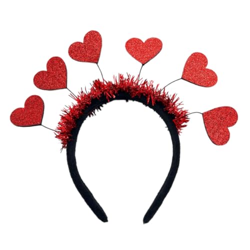 LOLIPPYY Valentinstag Haarreif Rotes Herz Design Eleganter Haarschmuck für Damen Party Foto Requisiten Zubehör für Erwachsene Festliche Accessoires LOLIPPYY Valentinstag Haarreif Rotes Herz Design Eleganter Haarschmuck für Damen Party Foto Requisiten Zubehör für Erwachsene Festliche Accessoires von LOLIPPYY