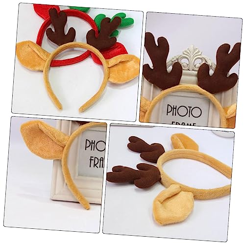 LOLIPPYY Weihnachtlicher Rentier Haarreif mit Geweih Leichtes Formstabiles Haarschmuck Accessoire für Erwachsene Partyzubehör für Festliche Weihnachtsfeiern und Fotoaufnahmen LOLIPPYY Weihnachtlicher Rentier Haarreif mit Geweih Leichtes Formstabiles Haarschmuck Accessoire für Erwachsene Partyzubehör für Festliche Weihnachtsfeiern und Fotoaufnahmen von LOLIPPYY