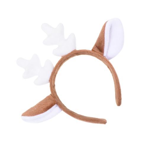 LOLIPPYY Weihnachtliches Haarreif Rentiergeweih Plüsch Headband Kuscheliges Party Accessoire für Mädchen Cosplay Weihnachten Festtagsfeier LOLIPPYY Weihnachtliches Haarreif Rentiergeweih Plüsch Headband Kuscheliges Party Accessoire für Mädchen Cosplay Weihnachten Festtagsfeier von LOLIPPYY