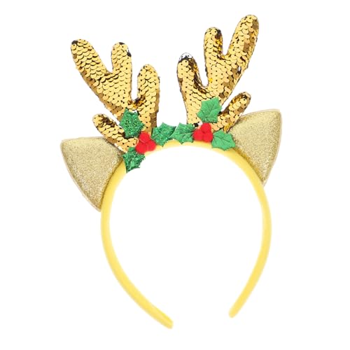 LOLIPPYY Weihnachtliches Haarreif mit Leichten Glitzernden Rentier Geweihen und Elchohren Bunte Farbvarianten Festlicher Kopfschmuck für Erwachsene für Weihnachts und LOLIPPYY Weihnachtliches Haarreif mit Leichten Glitzernden Rentier Geweihen und Elchohren Bunte Farbvarianten Festlicher Kopfschmuck für Erwachsene für Weihnachts und von LOLIPPYY