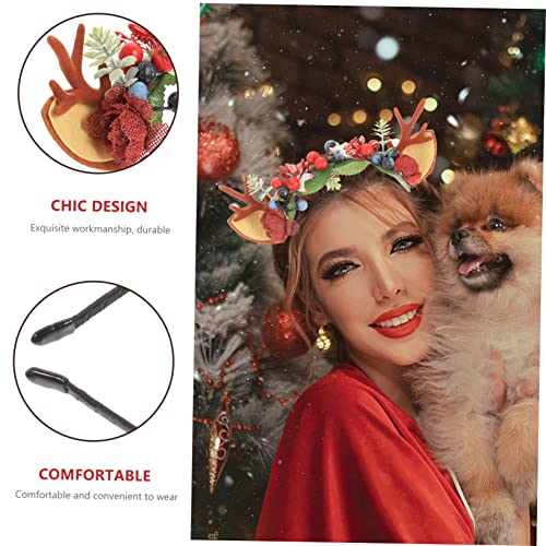 LOLIPPYY Weihnachtliches Rentiergeweih Stirnband aus Komfortabel und Rutschfest für Party Cosplay und Festliche Kostüme Romantisches Accessoire für Besondere Anlässe LOLIPPYY Weihnachtliches Rentiergeweih Stirnband aus Komfortabel und Rutschfest für Party Cosplay und Festliche Kostüme Romantisches Accessoire für Besondere Anlässe von LOLIPPYY