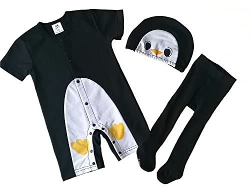 LOLIWE Baumwolle Kostüm by Pinguin Kostüm Karneval Fasching Strampler Einteiler (86-92) von LOLIWE