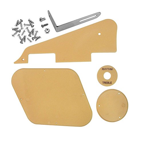 LOLPALONE 1 Set Cream Pickguard/Hohlraum/Schalterabdeckung/Pickup-Platte/Halterung/Ersatz Gitarre Stil für LP von LOLPALONE