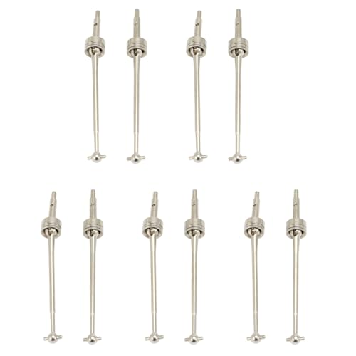LOLPALONE 10 StüCk 45 CVD Antrieb Welle Aus GehäRtetem Stahl für 144001 124019 LC Rennen 1/14 RC Driften Auto Upgrade Teile, B. von LOLPALONE