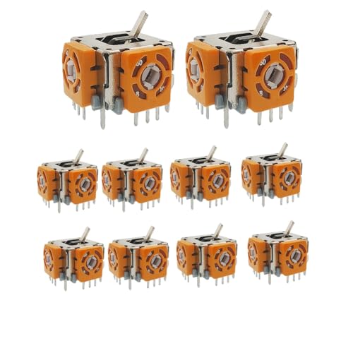 LOLPALONE 10PCS Modellierspielzeug Zubehör Spiel Joystick Potentiometer für 100.000 Zyklen Life Side Flying Throttle Joystick von LOLPALONE