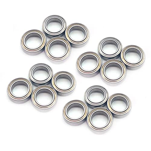 LOLPALONE 16X 144001-1297 Lager für 144001 1/14 4WD RC Zubehör zum Nachrüsten von Ersatzteilen von LOLPALONE