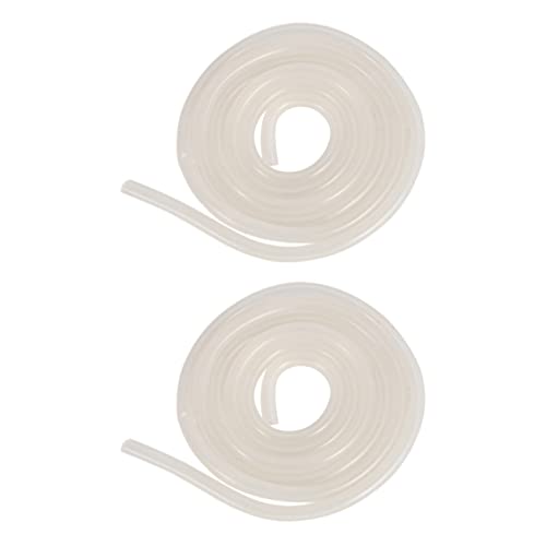 LOLPALONE 2 Stück 100 cm RC Kraftstoffschlauch flexibler Silikonschlauch für 1/10 1/18 Zubehör von LOLPALONE