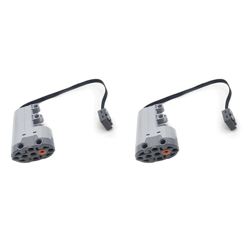 LOLPALONE 2X Technische Teile Motor Gebäude Block Motor Servo-Motor 88004 für Power Funktionen Elektrisches Gebäude Block Spielzeug von LOLPALONE