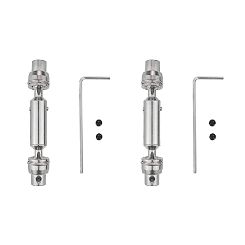 LOLPALONE 2X Upgrade der CVD Antrieb Welle Aus Metall für D12 C24 C34 B14 B24 B16 B36 MN D90 MN99S RC Auto Teile ZubehöR, von LOLPALONE