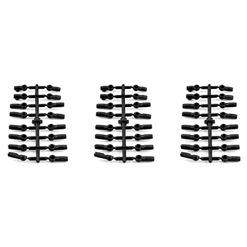 LOLPALONE 3 x M3 Zugstange End Ball Joint Kappe 4,8 mm 5 mm für 3Racing S XI XIS D4 D5 Ultimate Advance 1/10 RC Auto Upgrade-Teile von LOLPALONE