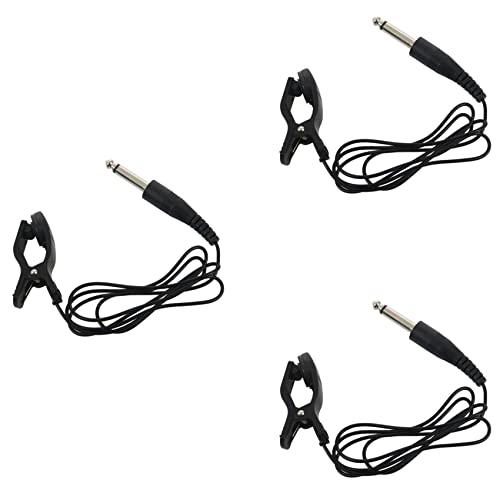 LOLPALONE 3 x Universal-Akustik-Clip, schwarz, für Gitarre am Mikrofon, Piezo--Tonabnehmer LOLPALONE 3 x Universal-Akustik-Clip, schwarz, für Gitarre am Mikrofon, Piezo--Tonabnehmer von LOLPALONE