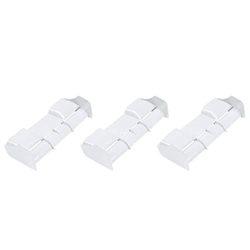 LOLPALONE 3X 1:8 RC Cars RC Kunststoff Schwanz Nylon Flügel für Maßstab 1/8 Nitro Off Road Truck Remote, von LOLPALONE