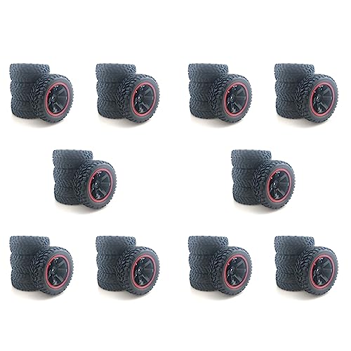 LOLPALONE 40x für Rallye Auto 1:10 75 mm Gummi Reifen und Felgen für 94123 RC Im Maßstab 1:10 Auf Straßen Auto LOLPALONE 40x für Rallye Auto 1:10 75 mm Gummi Reifen und Felgen für 94123 RC Im Maßstab 1:10 Auf Straßen Auto von LOLPALONE