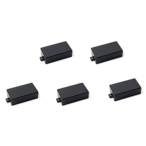 LOLPALONE 5 Tonabnehmer Humbucker Kunststoff versiegelt geeignet Teile für Gitarre Pickup SQ (schwarz) von LOLPALONE