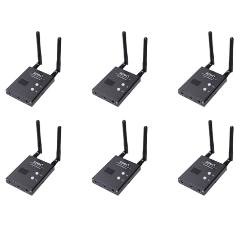 LOLPALONE 6 x FPV 5,8 GHz 48CH RD945 Diversity Empfänger mit A/V-Kabel und Stromversorgung von LOLPALONE