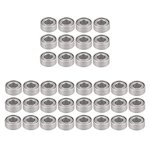 LOLPALONE 60PCS Stahllager 3X6X2mm für C14 C24 C34 C44 MN D90 MN-90 MN99S RC Autoteile Upgrade-Zubehör von LOLPALONE