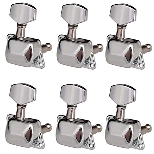LOLPALONE 6R Halbgeschlossene Gitarre Tuning Peg Keys Tuner E-Gitarre Ersatzteil Zubehör für Musikinstrumente LOLPALONE 6R Halbgeschlossene Gitarre Tuning Peg Keys Tuner E-Gitarre Ersatzteil Zubehör für Musikinstrumente von LOLPALONE