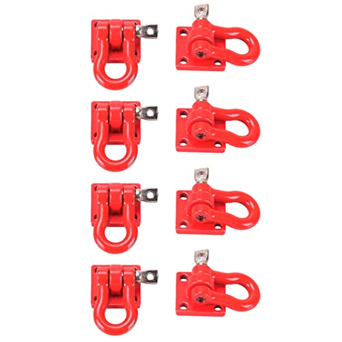 LOLPALONE 8X MetallkletteranhäNger Abschlepphaken Haken Schnalle, Winde SchäKel ZubehöR für RC Crawler Truck Im MaßStab 1:10 D90 SCX10 Kletterauto, Rot LOLPALONE 8X MetallkletteranhäNger Abschlepphaken Haken Schnalle, Winde SchäKel ZubehöR für RC Crawler Truck Im MaßStab 1:10 D90 SCX10 Kletterauto, Rot von LOLPALONE