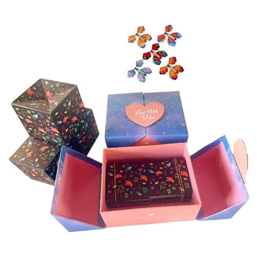 LOLPALONE Modisches Überraschungs-Geschenkbox-Set, Personalisierte Geschenktüte, Geburtstagsgeschenk, Valentinstagsgeschenk, Springender Roter Umschlag, H LOLPALONE Modisches Überraschungs-Geschenkbox-Set, Personalisierte Geschenktüte, Geburtstagsgeschenk, Valentinstagsgeschenk, Springender Roter Umschlag, H von LOLPALONE