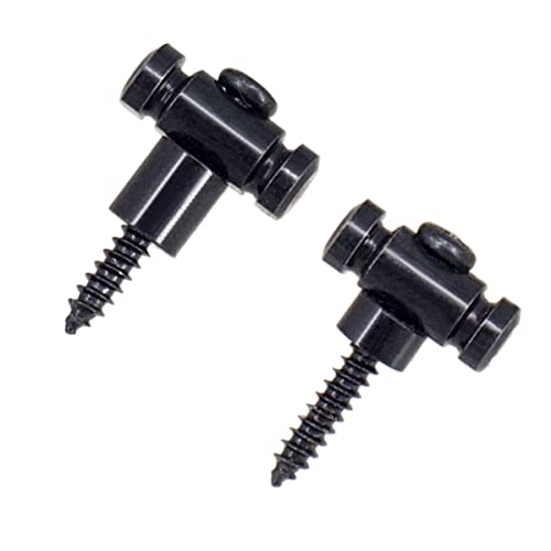 LOLPALONE Schnallenhalter für elektrische mit Montageanleitung, Zubehör für Gitarre, Schwarz LOLPALONE Schnallenhalter für elektrische mit Montageanleitung, Zubehör für Gitarre, Schwarz von LOLPALONE