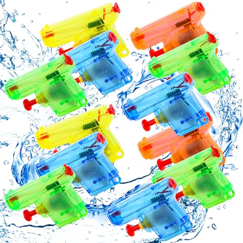 LOMIMOS 24 Stück Miniatur-Wasserpistolen, 5 x 7 cm, kleine Wasserpistolen für Kinder, Kinder, Kunststoff, Pistole, Meeresspielzeug für Kinder und Erwachsene, Strandspiel im Freien LOMIMOS 24 Stück Miniatur-Wasserpistolen, 5 x 7 cm, kleine Wasserpistolen für Kinder, Kinder, Kunststoff, Pistole, Meeresspielzeug für Kinder und Erwachsene, Strandspiel im Freien von LOMIMOS