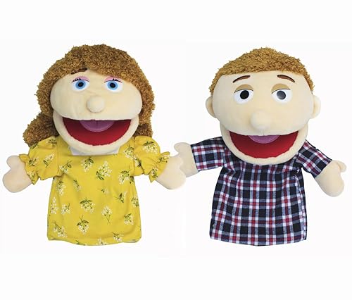 LOMTRATS Familie Handpuppen für Kinder, beinhaltet Opa, Oma, Papa, Mama, Tochter, Sohn mit beweglichen offenen Mund, perfekt für Storytelling, Unterricht, Vorschule, Geburtstagsgeschenke,2 Pcs LOMTRATS Familie Handpuppen für Kinder, beinhaltet Opa, Oma, Papa, Mama, Tochter, Sohn mit beweglichen offenen Mund, perfekt für Storytelling, Unterricht, Vorschule, Geburtstagsgeschenke,2 Pcs von LOMTRATS