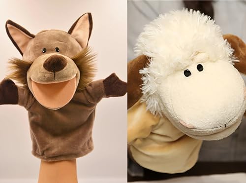 LOMTRATS Handpuppen für Kinder, Kleinkind enthält Wolf, Tiger, Löwe, AFFE und bewegliche offene Münder, perfekt zum Geschichtenerzählen, Unterrichten, im Vorschulalter und als Geburtstagsgeschenk LOMTRATS Handpuppen für Kinder, Kleinkind enthält Wolf, Tiger, Löwe, AFFE und bewegliche offene Münder, perfekt zum Geschichtenerzählen, Unterrichten, im Vorschulalter und als Geburtstagsgeschenk von LOMTRATS