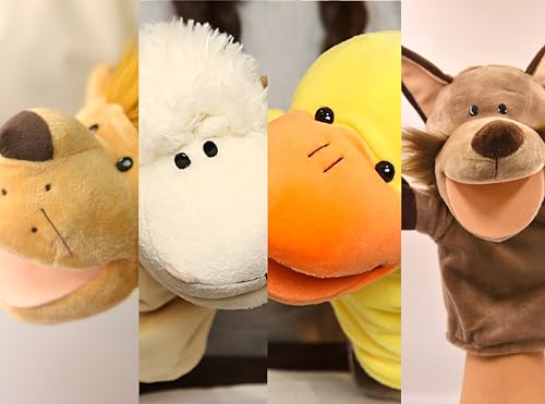 LOMTRATS Handpuppen für Kinder, Kleinkind enthält Wolf, Tiger, Löwe, AFFE und bewegliche offene Münder, perfekt zum Geschichtenerzählen, Unterrichten, im Vorschulalter und als Geburtstagsgeschenk LOMTRATS Handpuppen für Kinder, Kleinkind enthält Wolf, Tiger, Löwe, AFFE und bewegliche offene Münder, perfekt zum Geschichtenerzählen, Unterrichten, im Vorschulalter und als Geburtstagsgeschenk von LOMTRATS