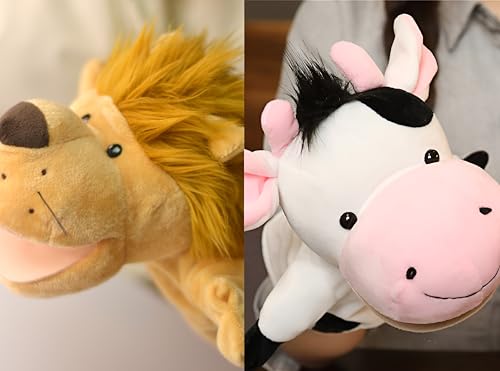 LOMTRATS Handpuppen für Kinder, Kleinkind enthält Wolf, Tiger, Löwe, AFFE und bewegliche offene Münder, perfekt zum Geschichtenerzählen, Unterrichten, im Vorschulalter und als Geburtstagsgeschenk LOMTRATS Handpuppen für Kinder, Kleinkind enthält Wolf, Tiger, Löwe, AFFE und bewegliche offene Münder, perfekt zum Geschichtenerzählen, Unterrichten, im Vorschulalter und als Geburtstagsgeschenk von LOMTRATS